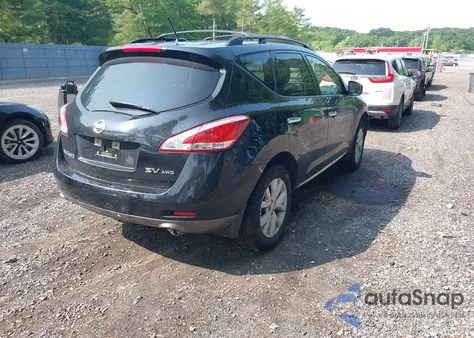 2013 Nissan Murano Sv from USA, damaged, VIN JN8AZ1MW6DW309266